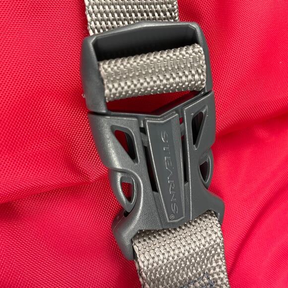 Adult Universal Size Vest Fits Chest Size 30" to 52" Life Jacket, Red/Gray, New - Picture 4 of 4